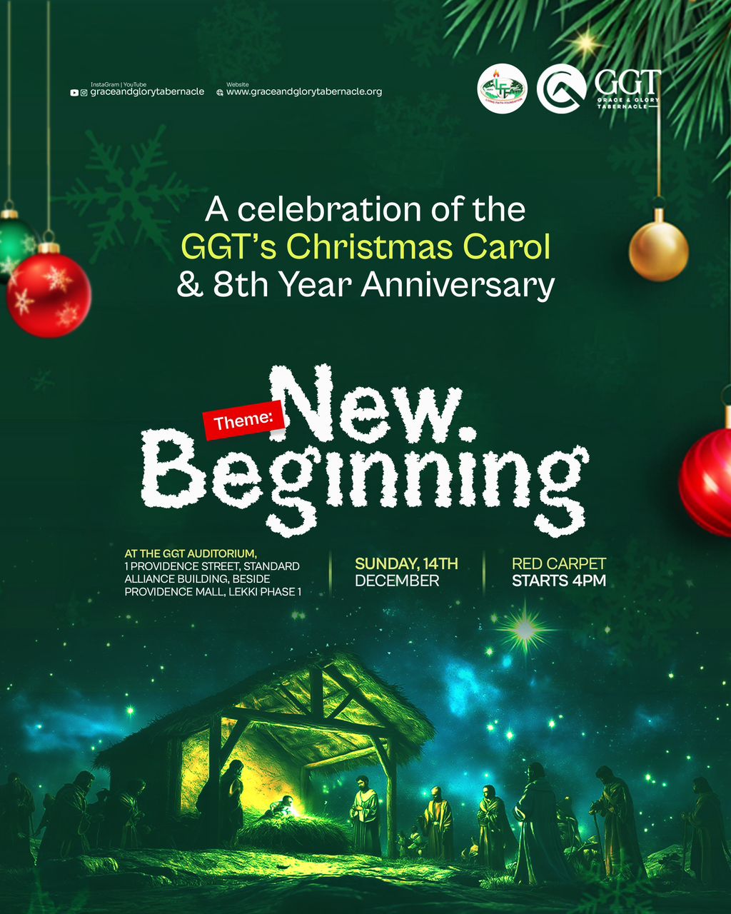 GGT Christmas Carol & 8th Year Anniversary